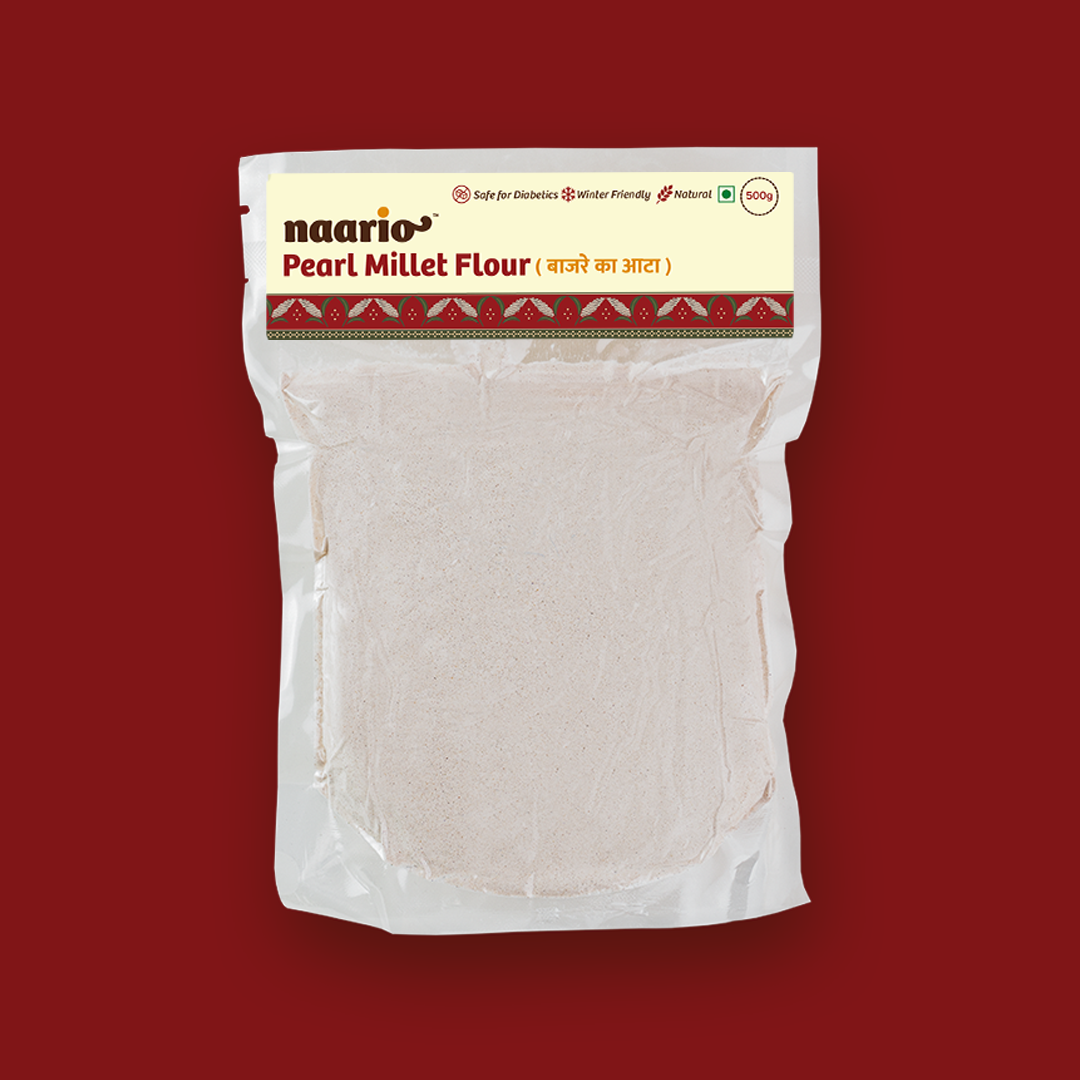 Naario Organic Bajra Atta/Flour 500gms