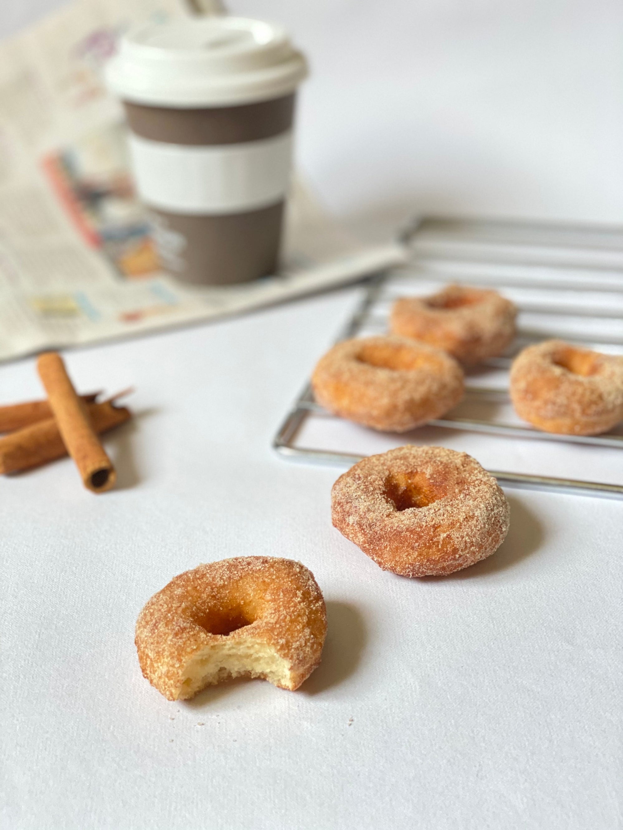 Cinnamon Jaggery 2 Ingredient Donuts