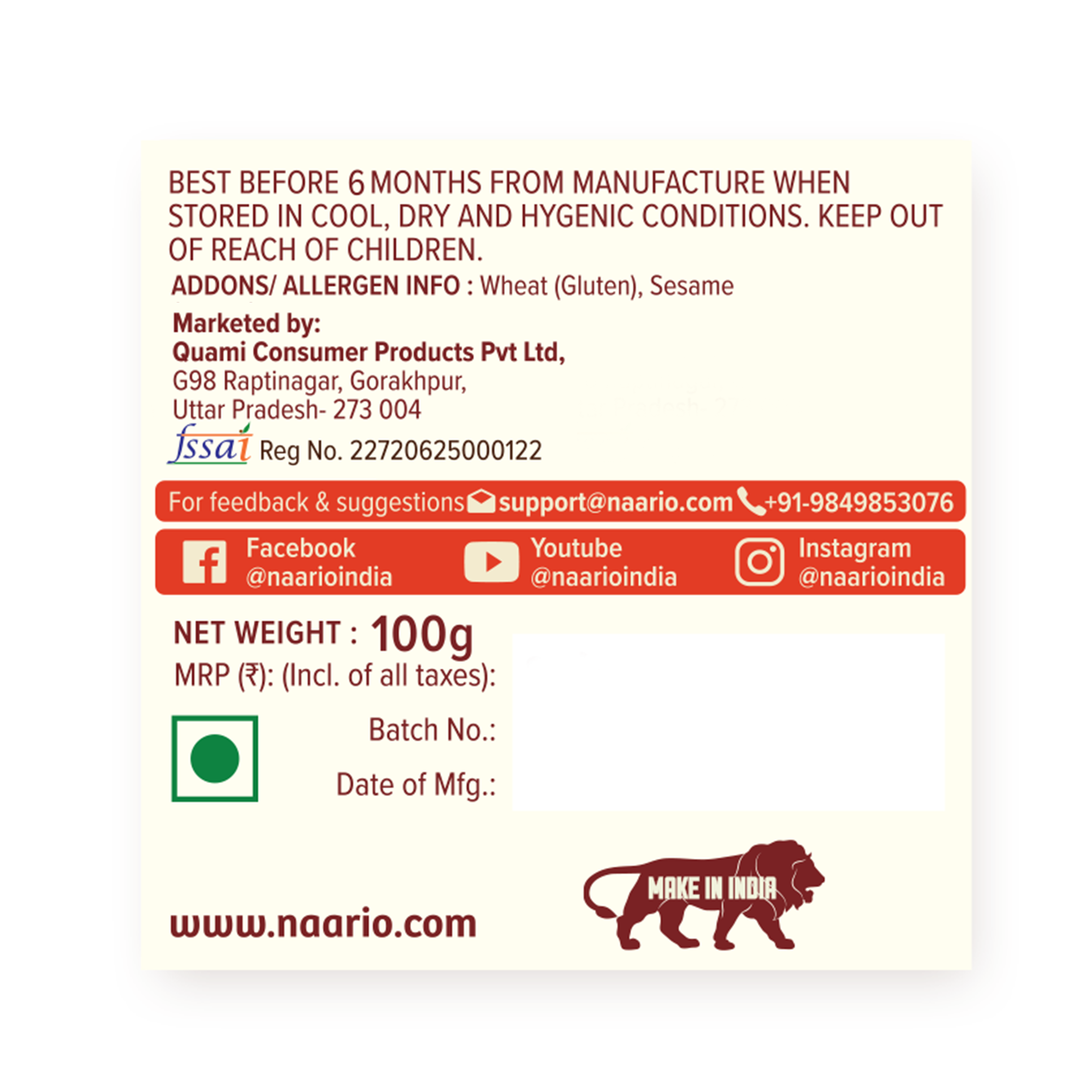 Bhakhri Snack Crackers