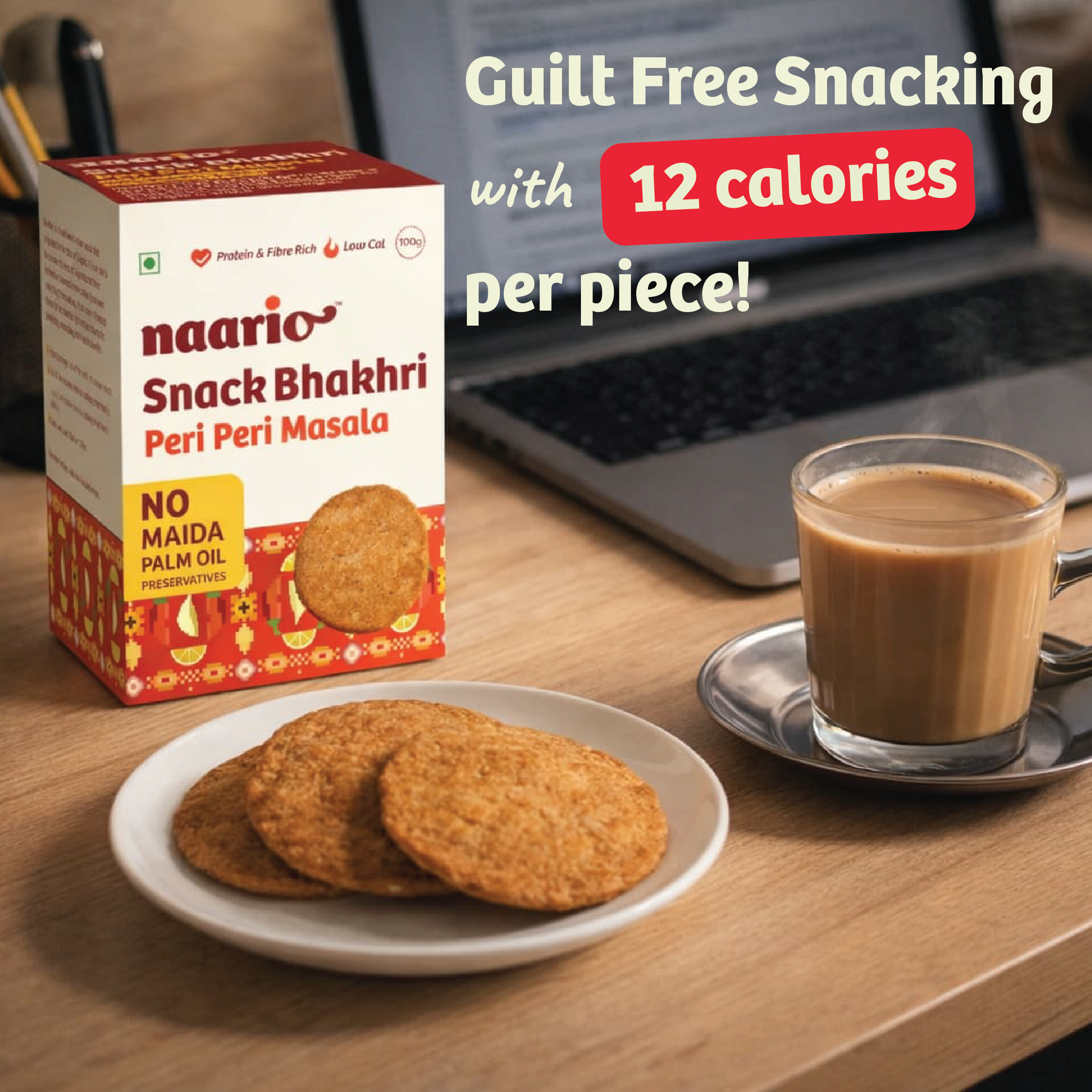 Naario Snack Bhakhri 100gm Bundles