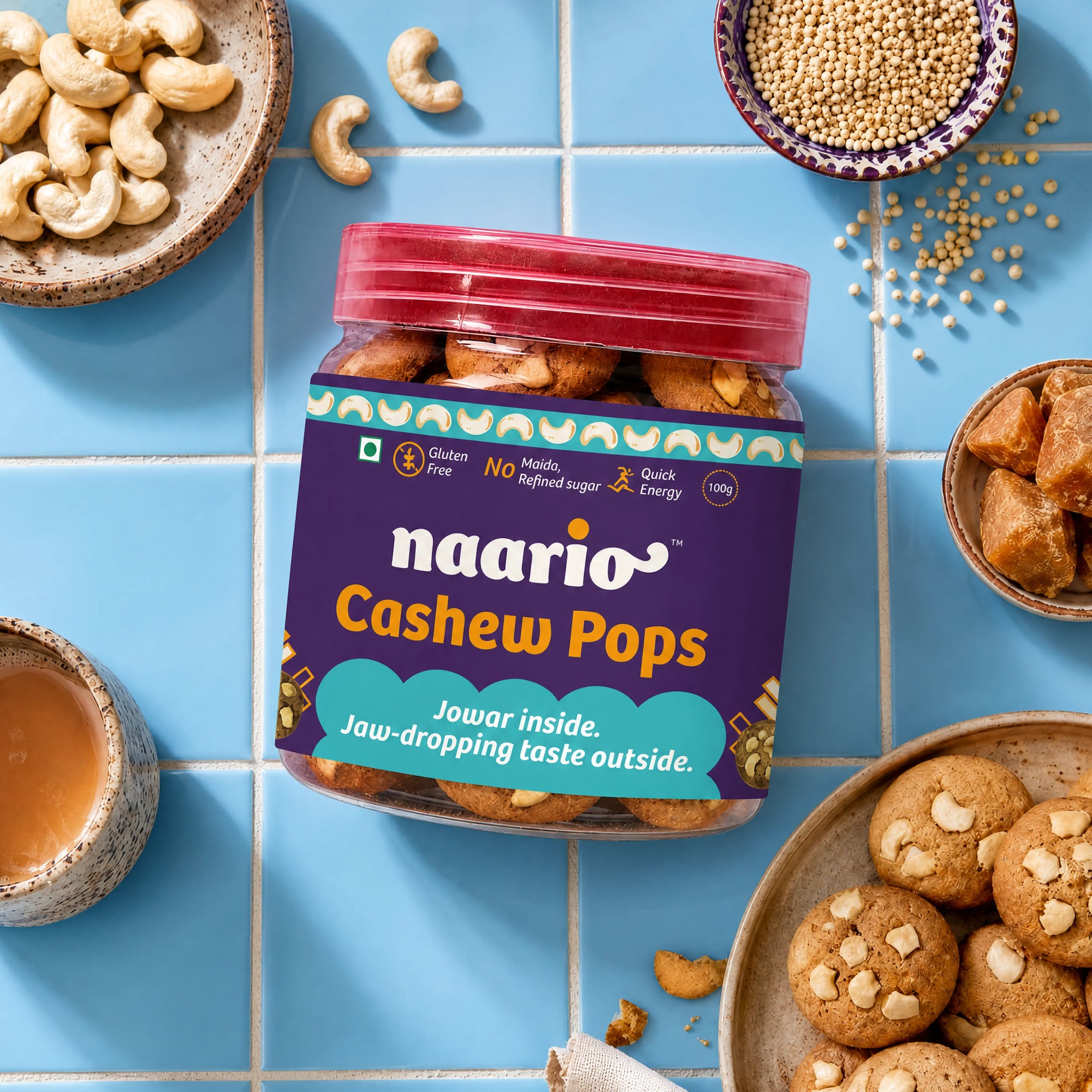 Jowar Cookie Pops