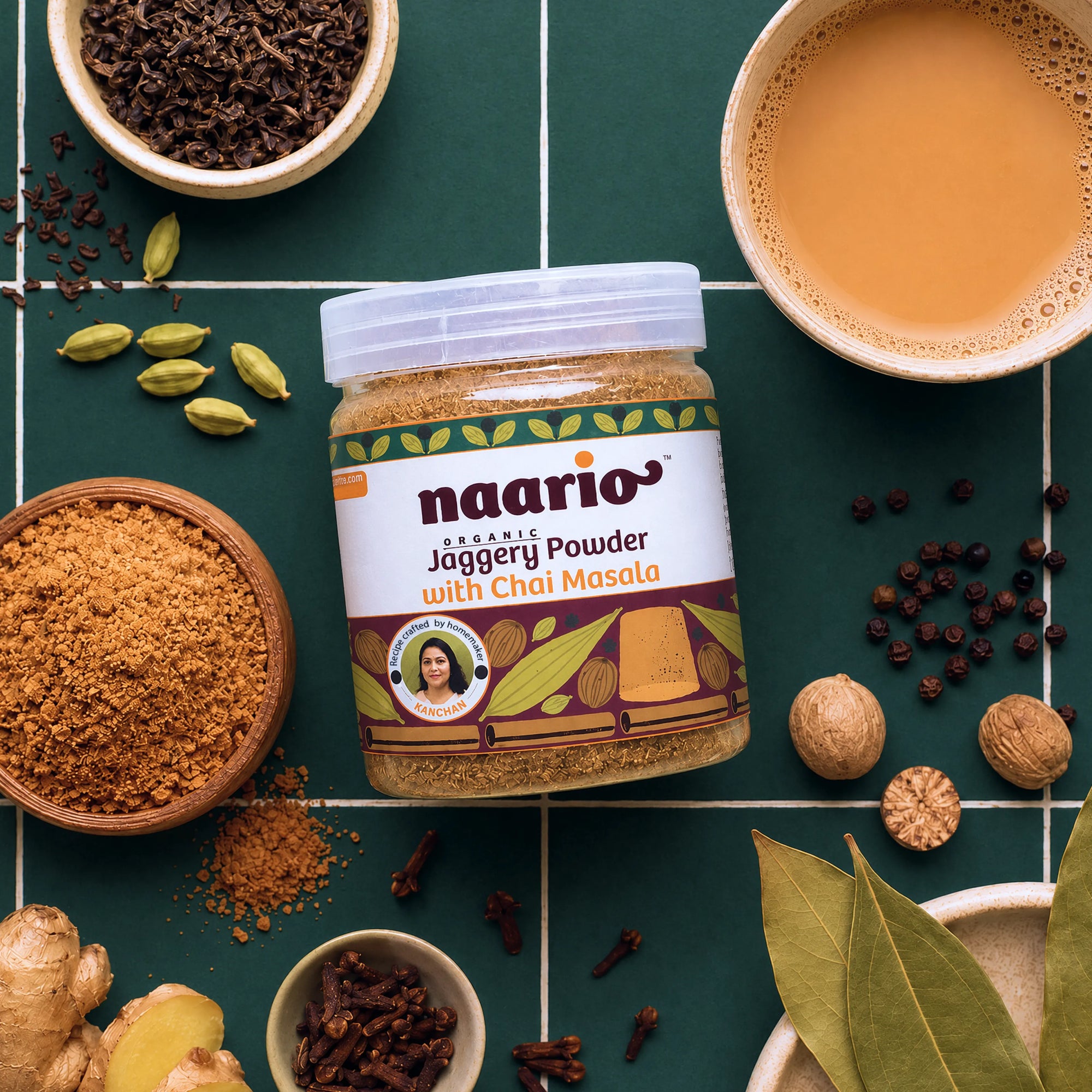 Organic Chai Masala with Jaggery Powder
