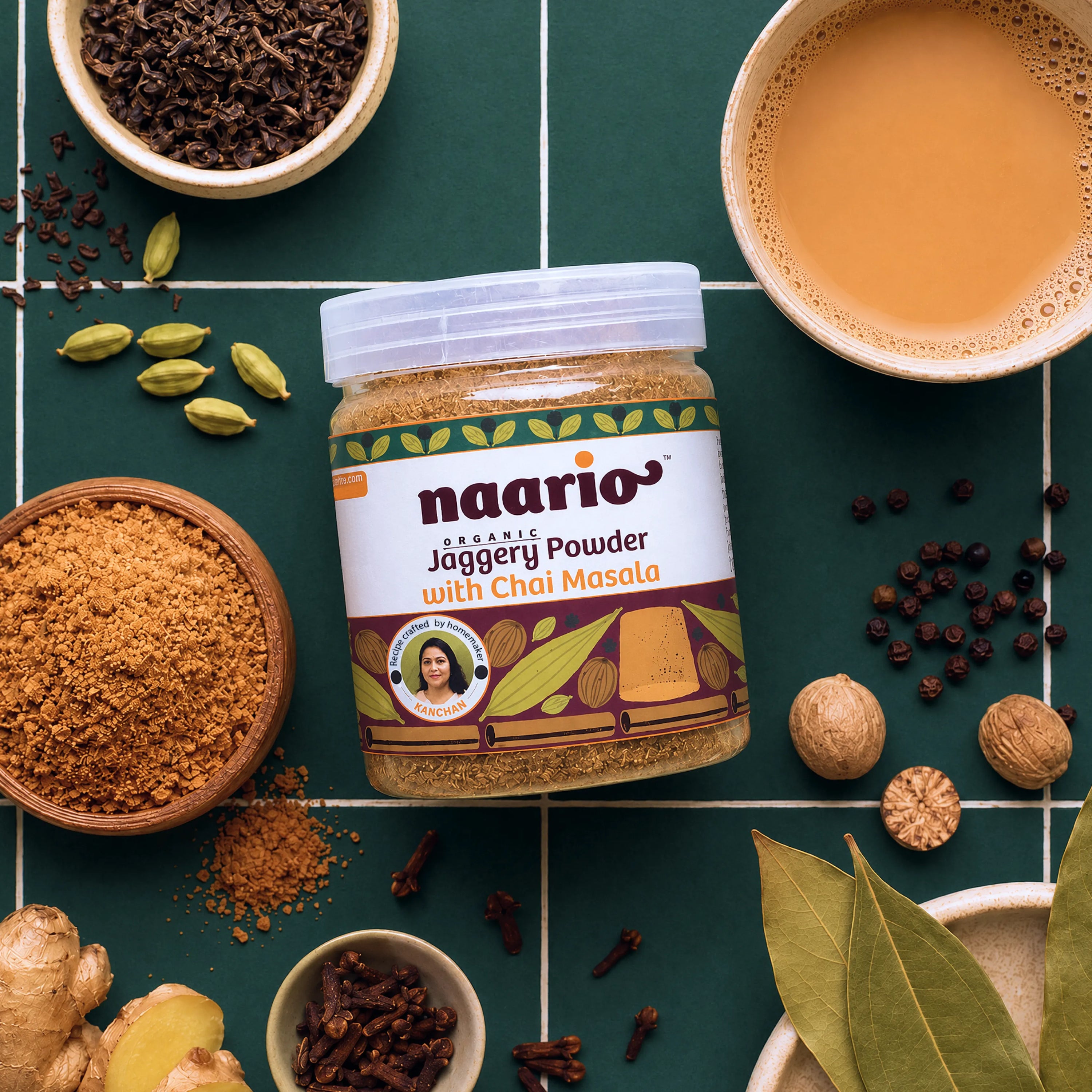 Organic Chai Masala with Jaggery Powder