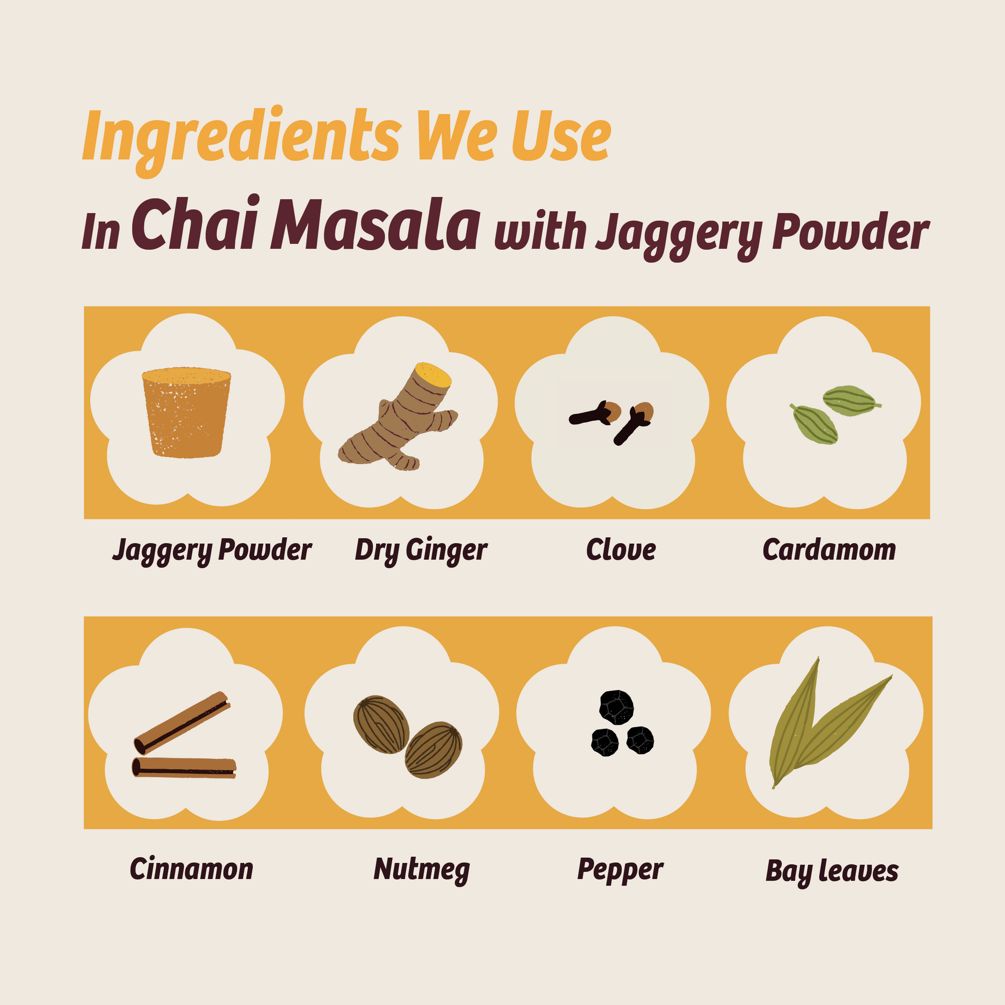 Naario Chai Masala with Jaggery Powder (Organic)