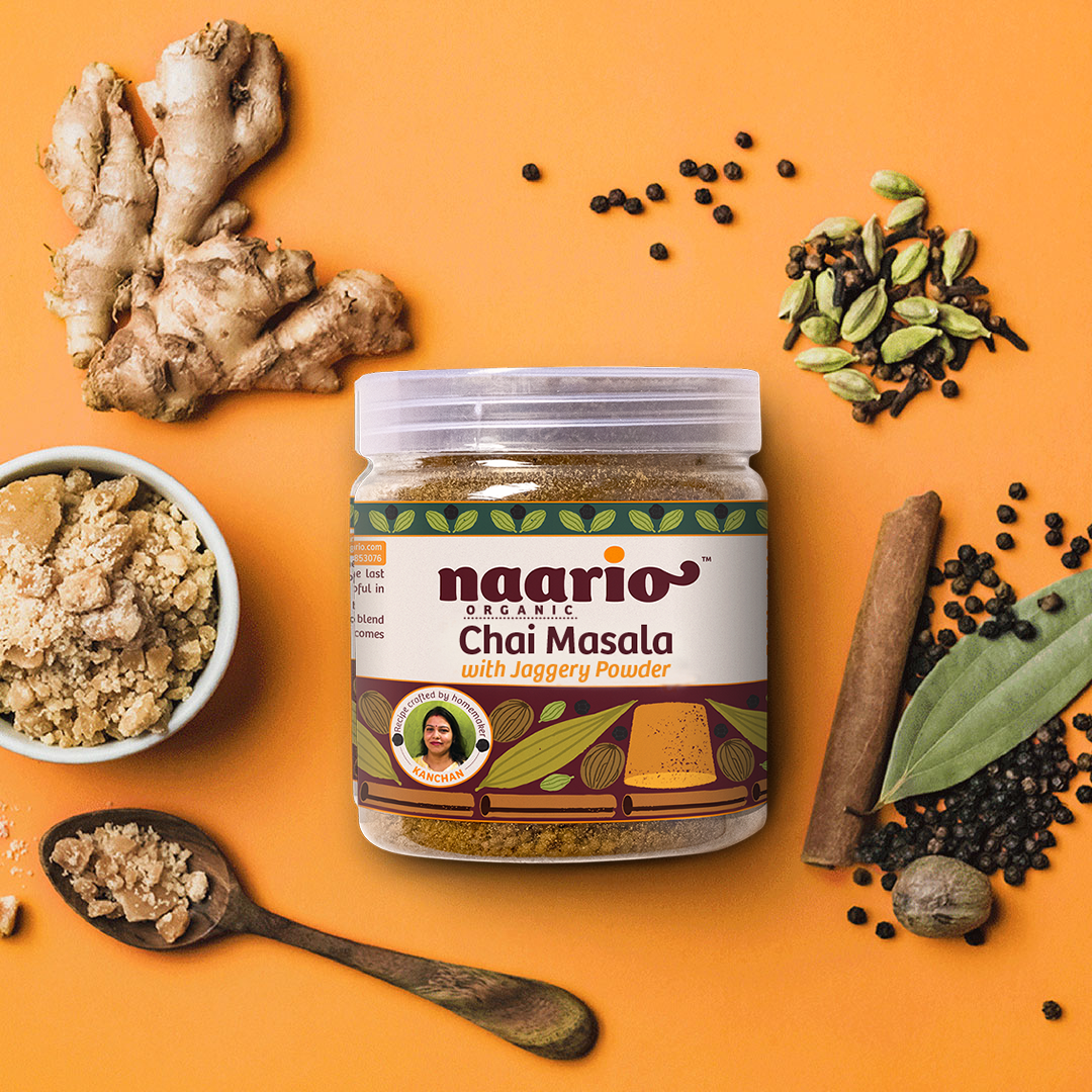 Naario Chai Masala with Jaggery Powder (Organic)