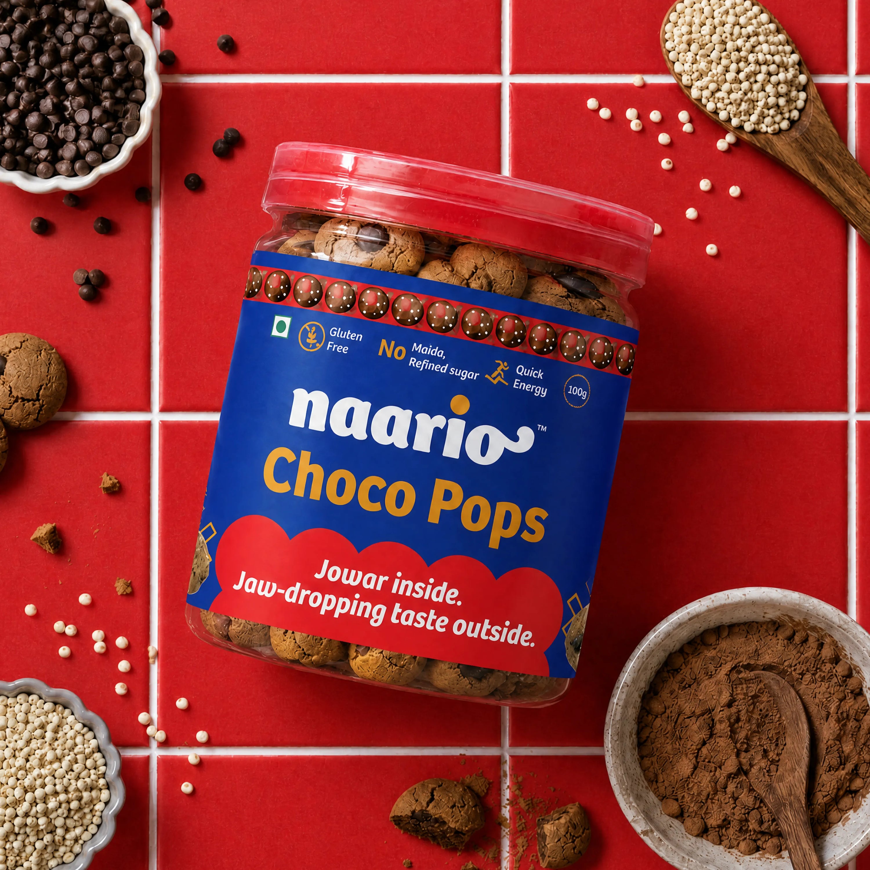 Jowar Cookie Pops