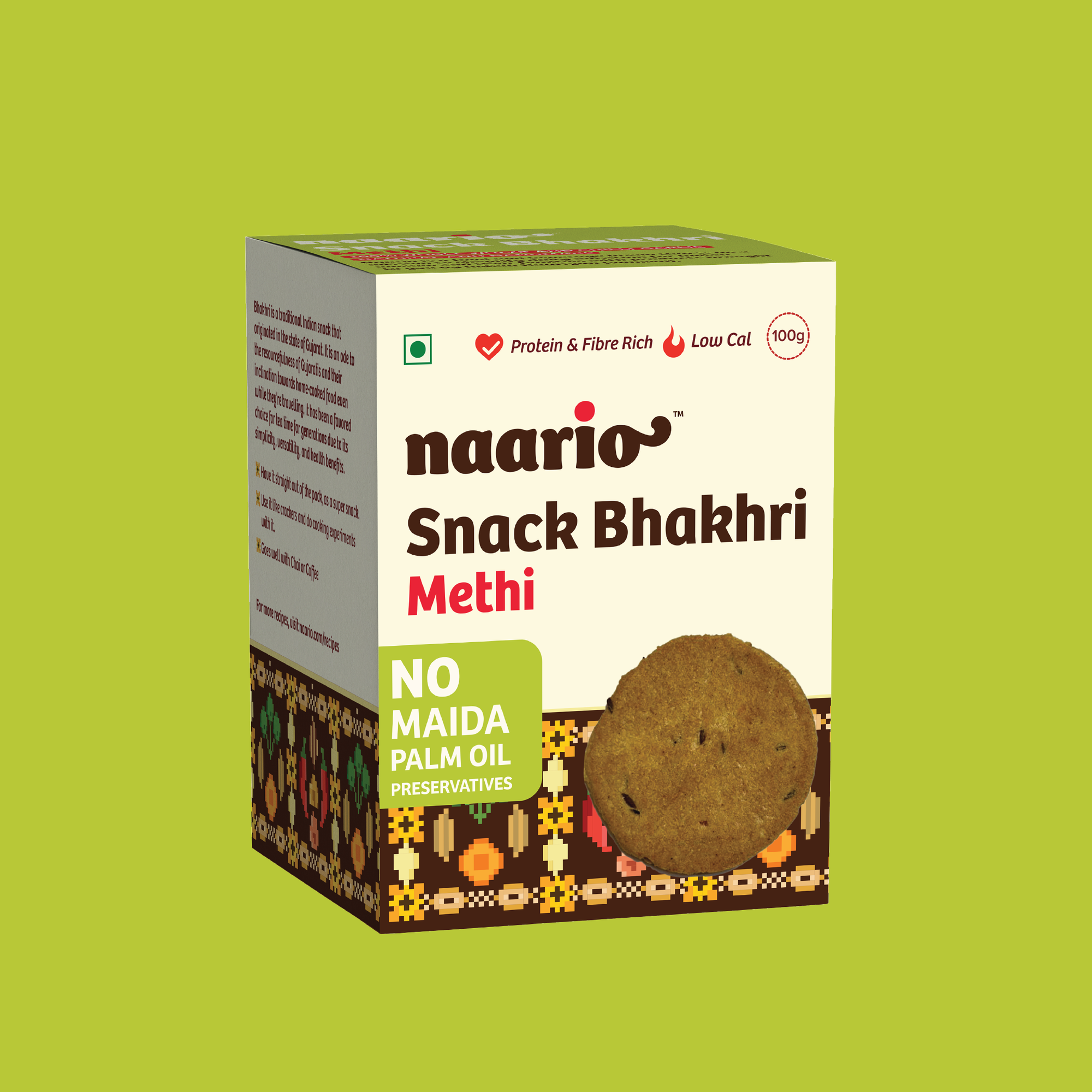 Naario Snack Bhakhri 100gm Bundles