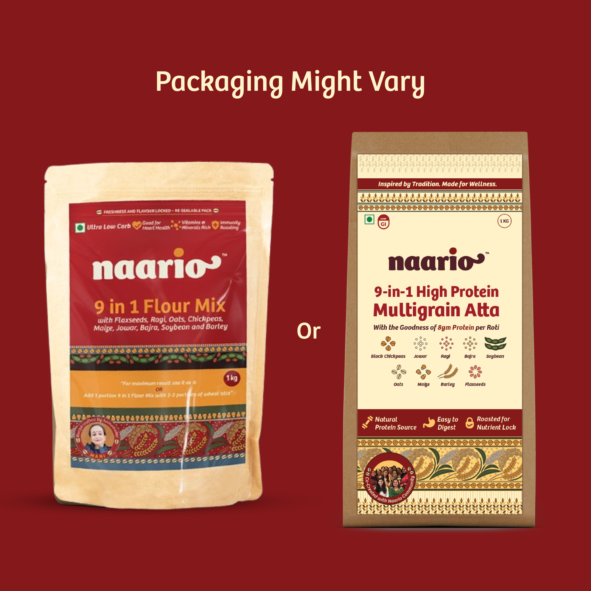 Naario 9-in-1 Flour (Atta) Mix