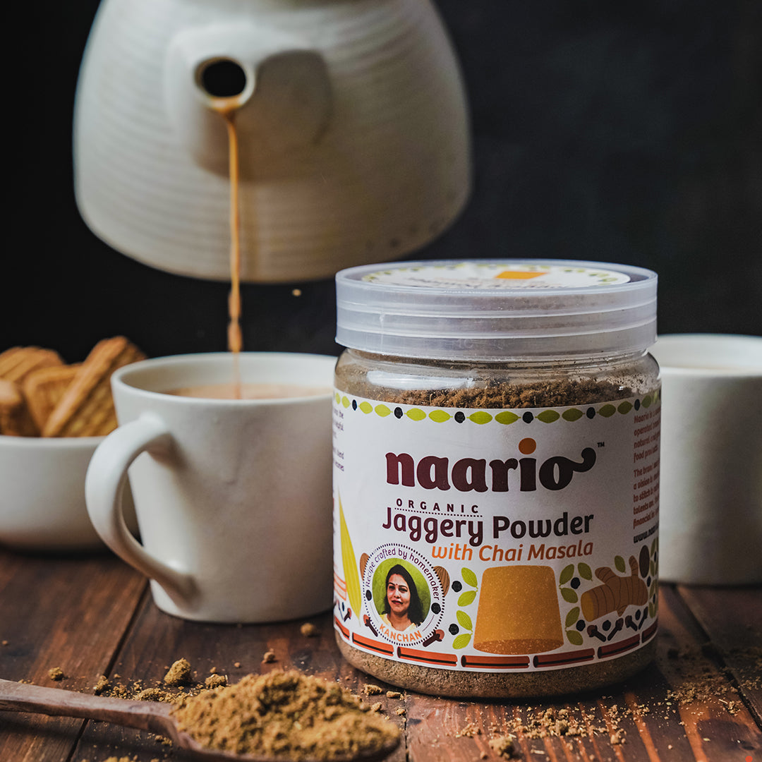Naario Organic Chai Masala with Jaggery Powder