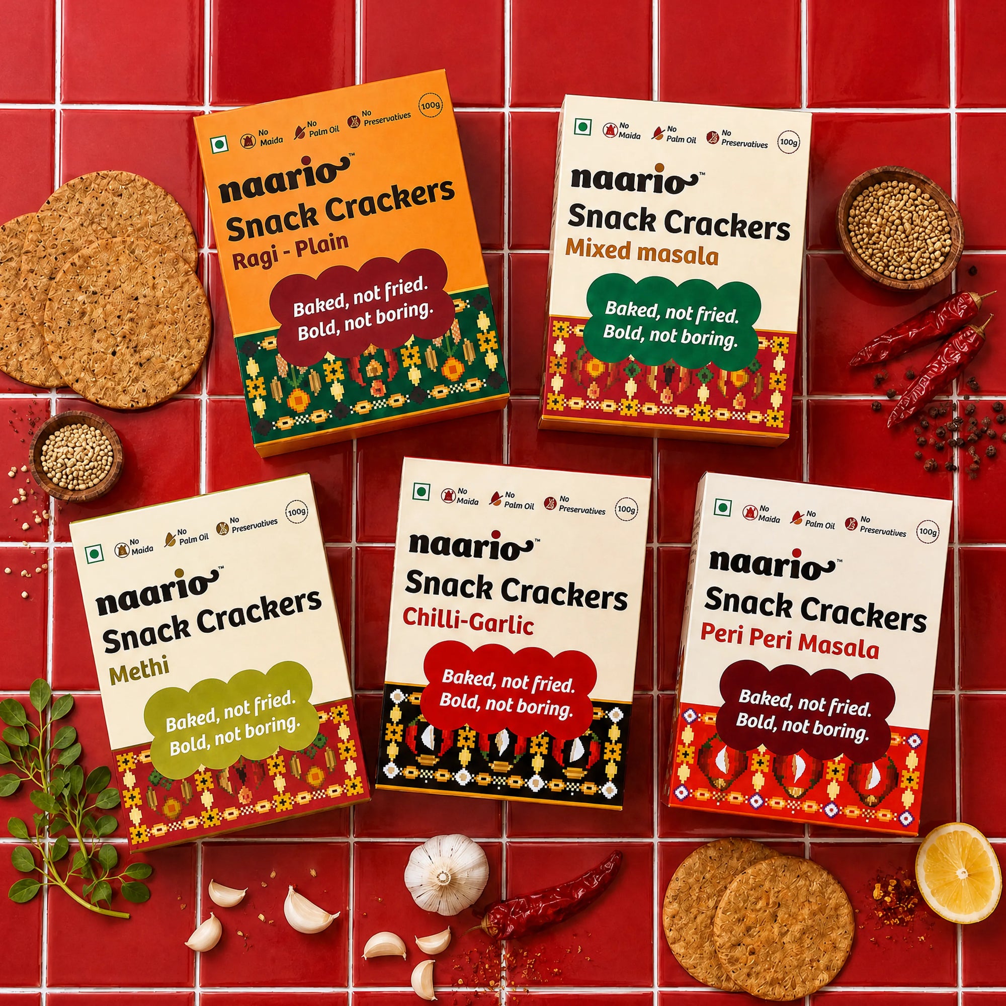 Bhakhri Snack Crackers