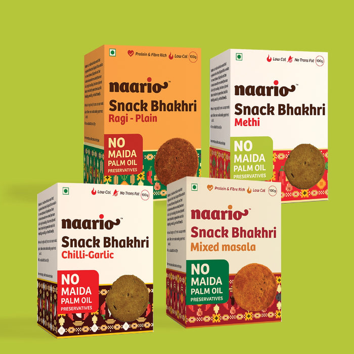 Naario Snack Bhakhri 100gm Bundles