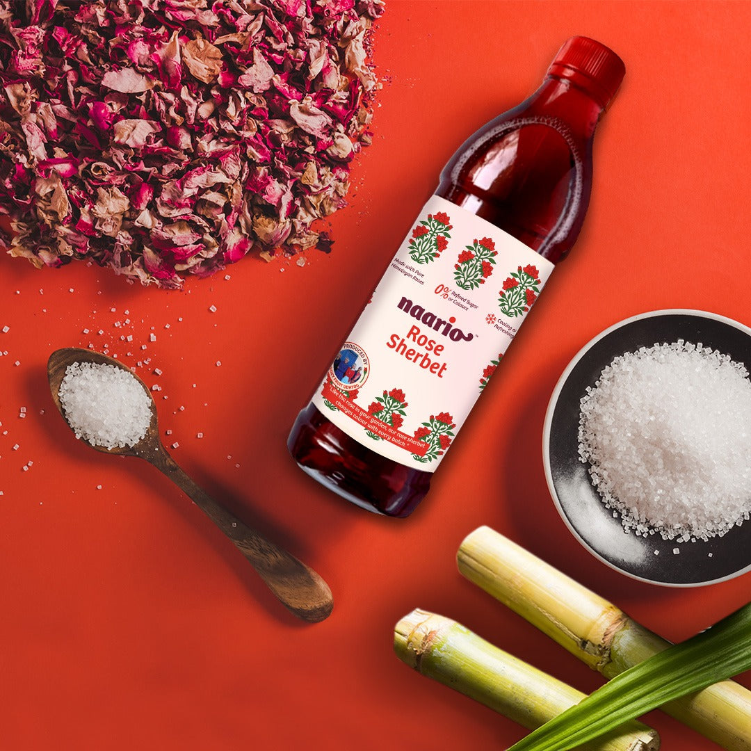 Naario Rose Sherbet 500ml (Limited Edition)