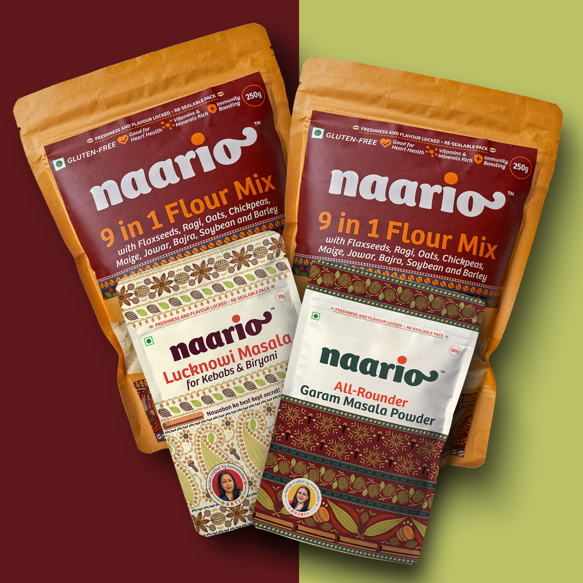 Naario 9in1 Atta (Limited Edition Combo)