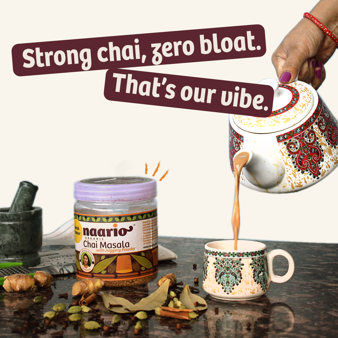 Naario Chai Masala with Jaggery Powder (Organic)
