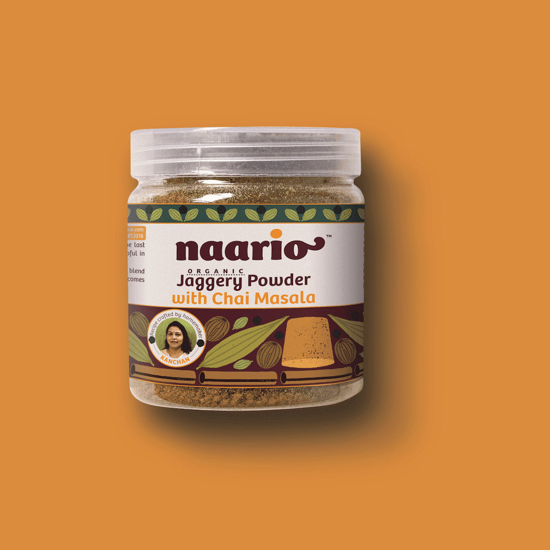 Naario Organic Chai Masala with Jaggery Powder