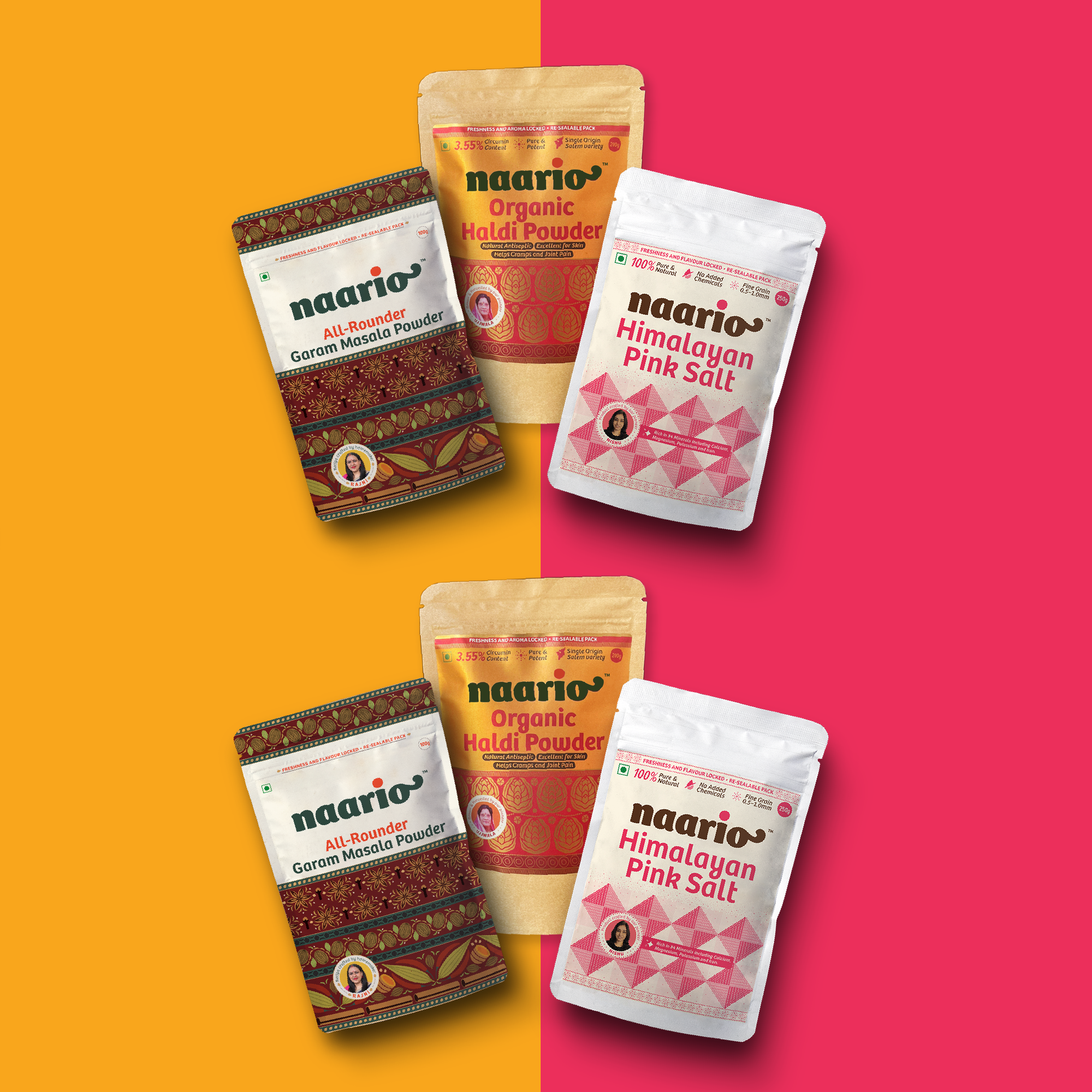 Naario Spice Essentials Combo Pack