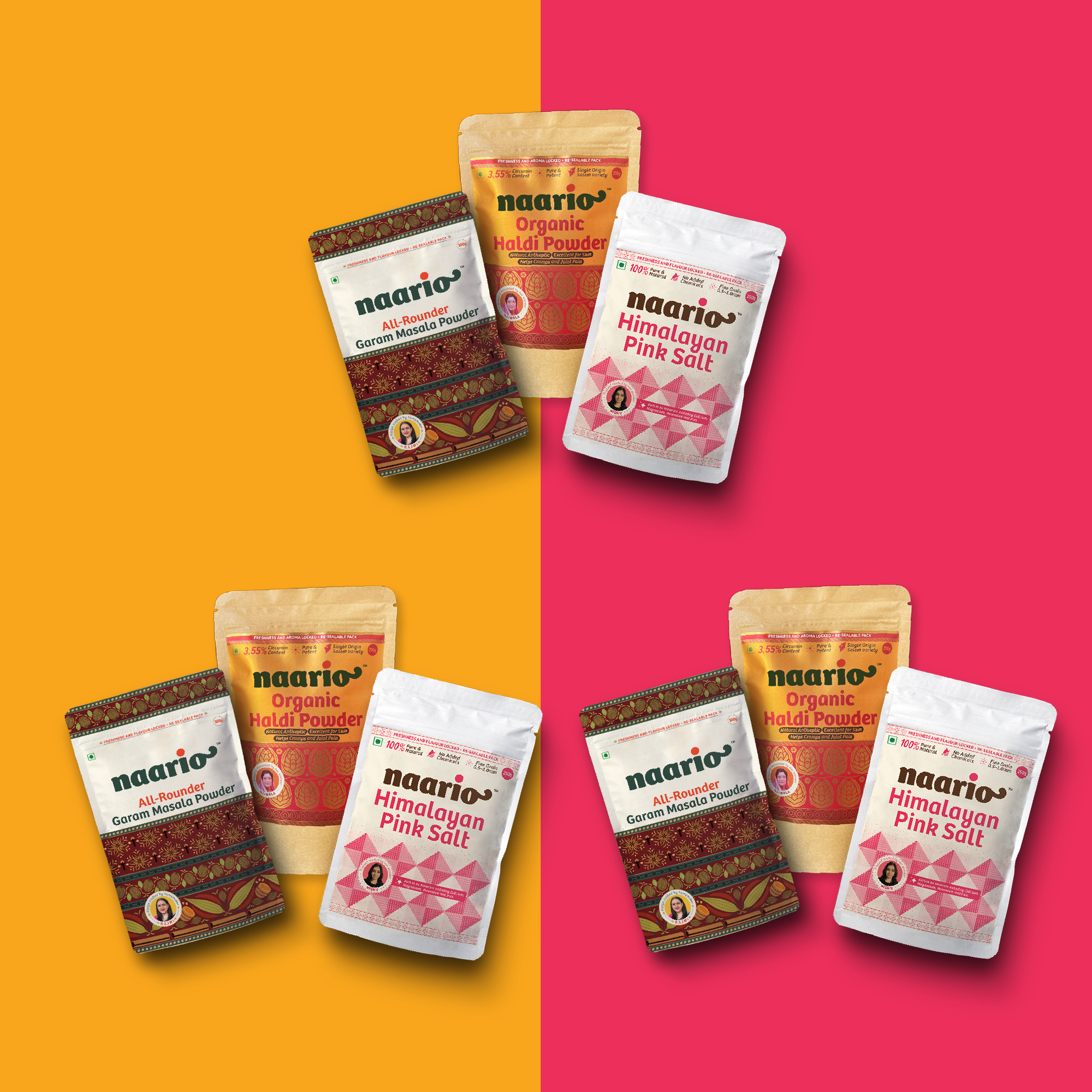Naario Spice Essentials Combo Pack