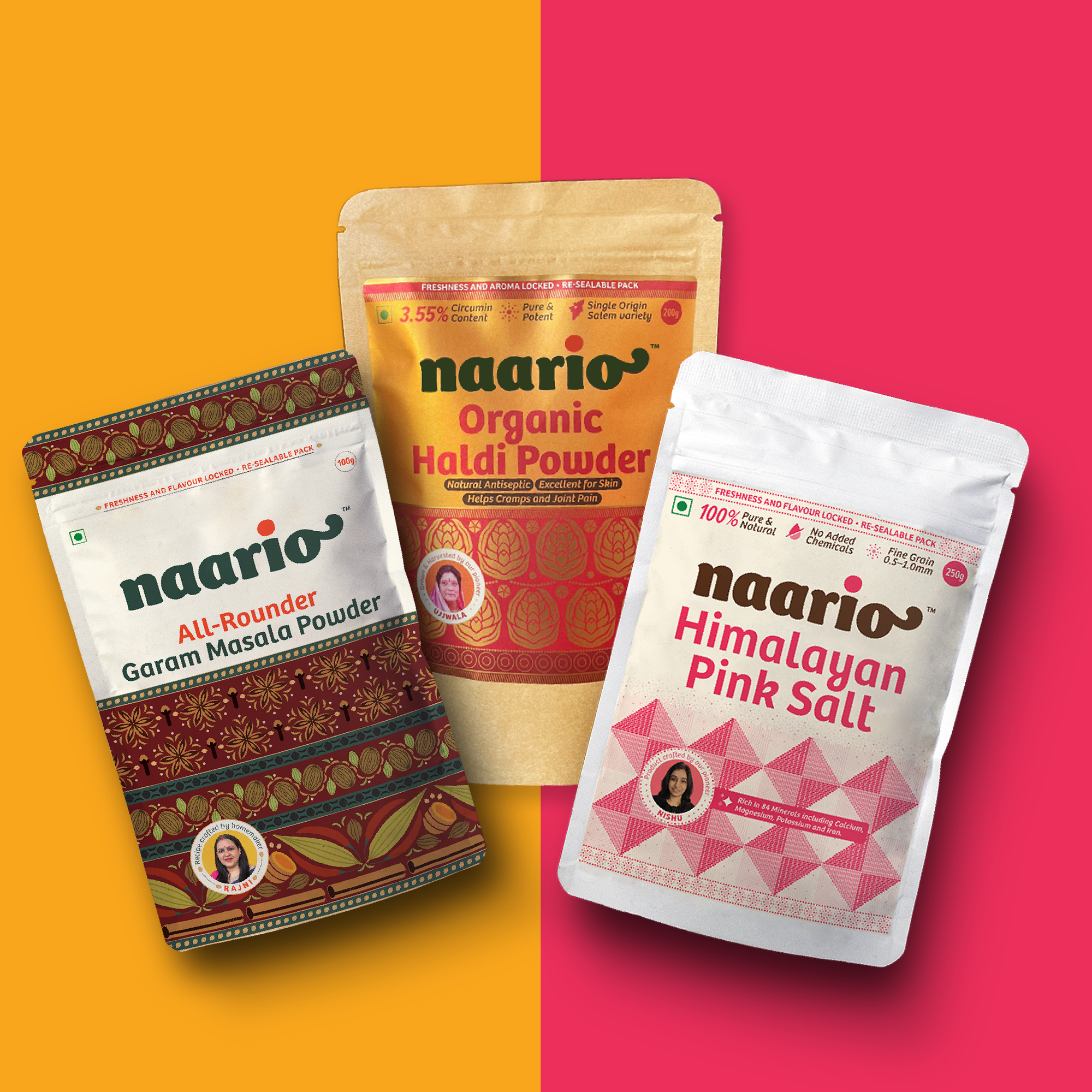 Naario Spice Essentials Combo Pack